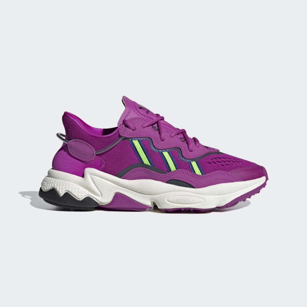 Adidas Women's OZWEEGO Originals Shoes Pink/Green/Black Ireland EH1197